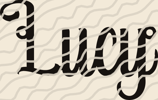 Lucy name art view 3