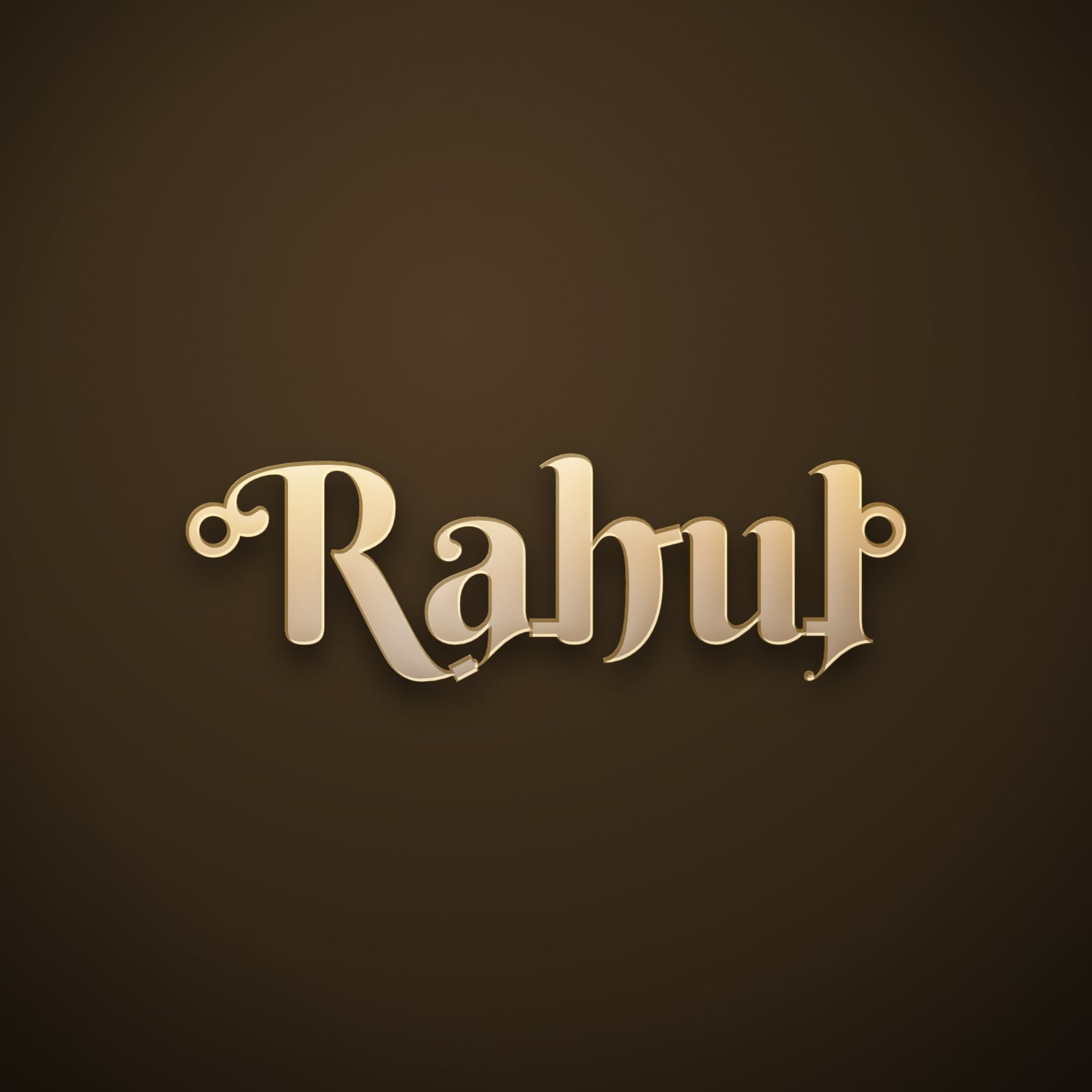 Rahul name art view 3