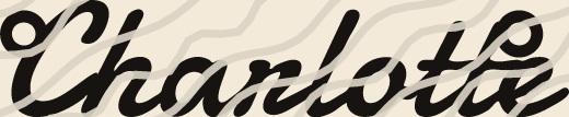 Charlotte name art view 3