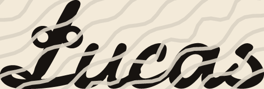 Lucas name art view 3