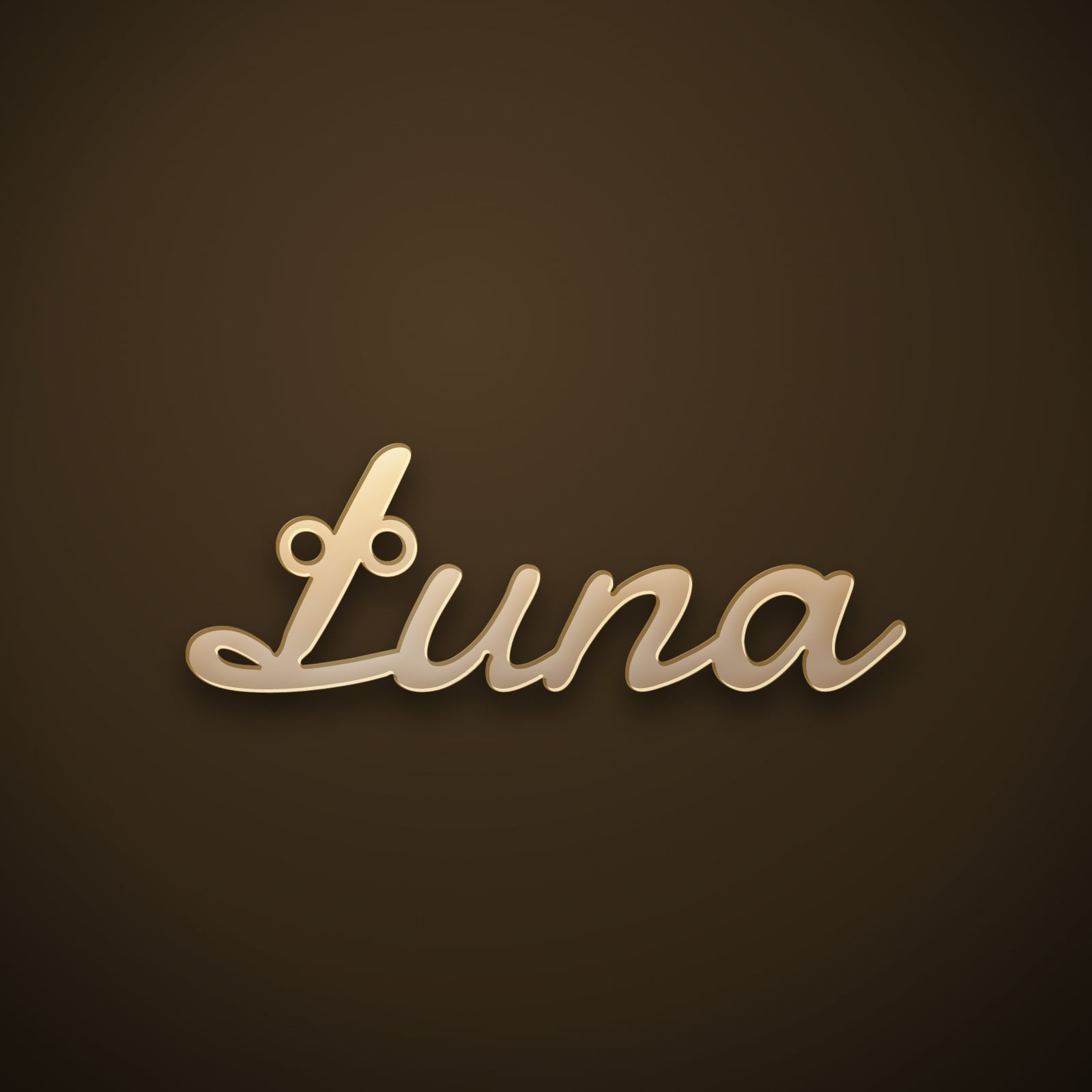 Luna name art