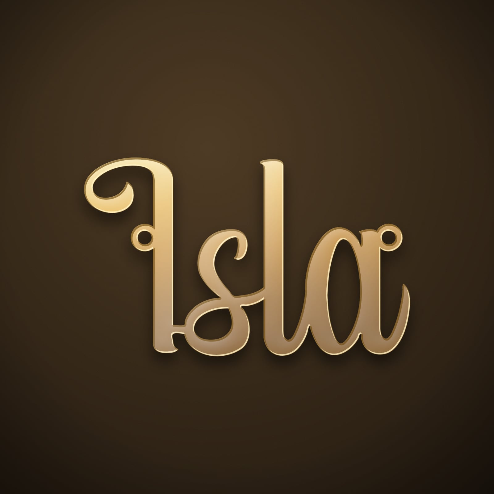 Isla name art
