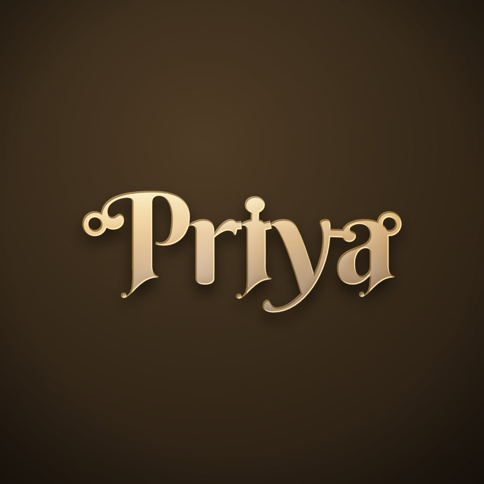 Priya name art view 3
