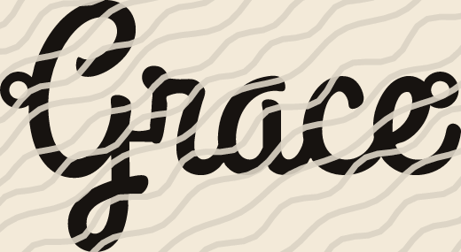 Grace name art view 3