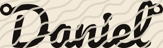 Daniel name art view 3