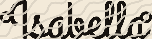 Isabella name art view 3